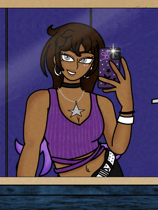 Starlite's mirror selfie